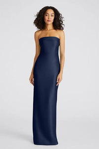 Robe colonne bustier Theia Gaia Bleu marine nautique