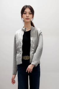 Veste matelassée Tonet manches et dos en maille