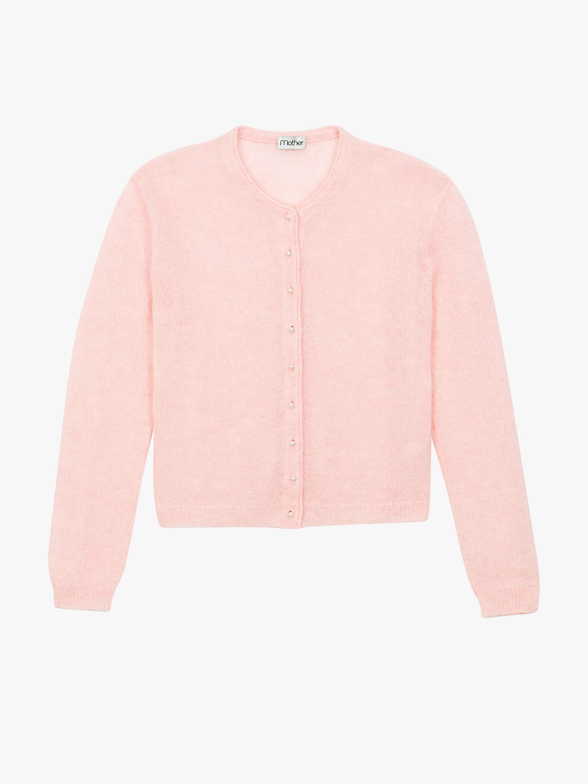 Mother The Cropped Cardigan Powder
