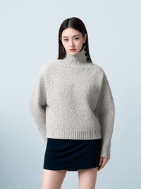 Tonet Buttoned Turtleneck Sweater