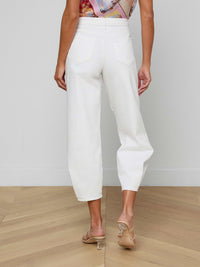 L'Agence Krista H/R Tapered Leg Blanc