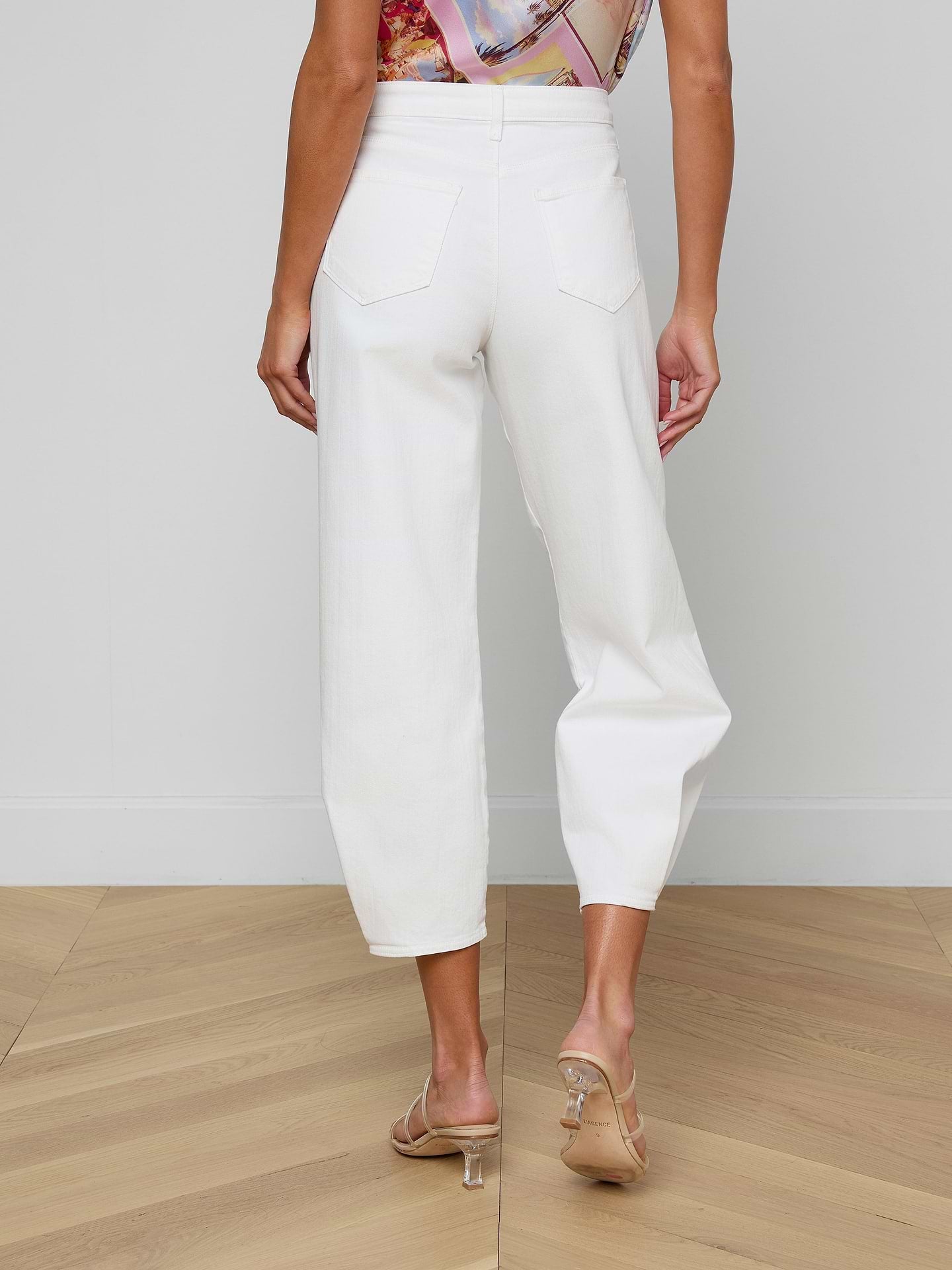 L'Agence Krista H/R Tapered Leg Blanc