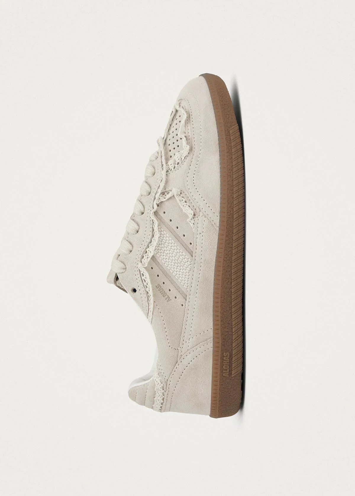 Alohas Tb.490 Crochet Leather Sneakers - Crochet Cream