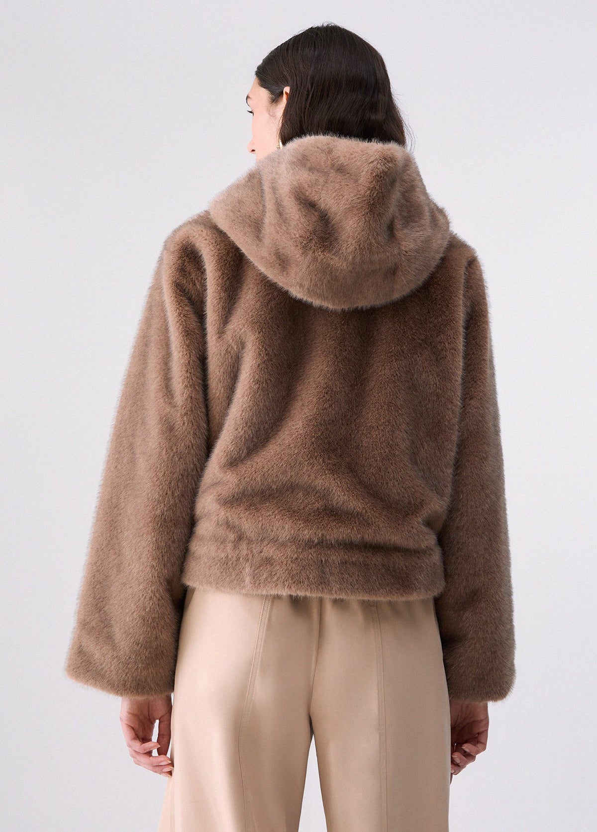 Liu Jo Sport Reversible Teddy Jacket - Light Glace/Beige