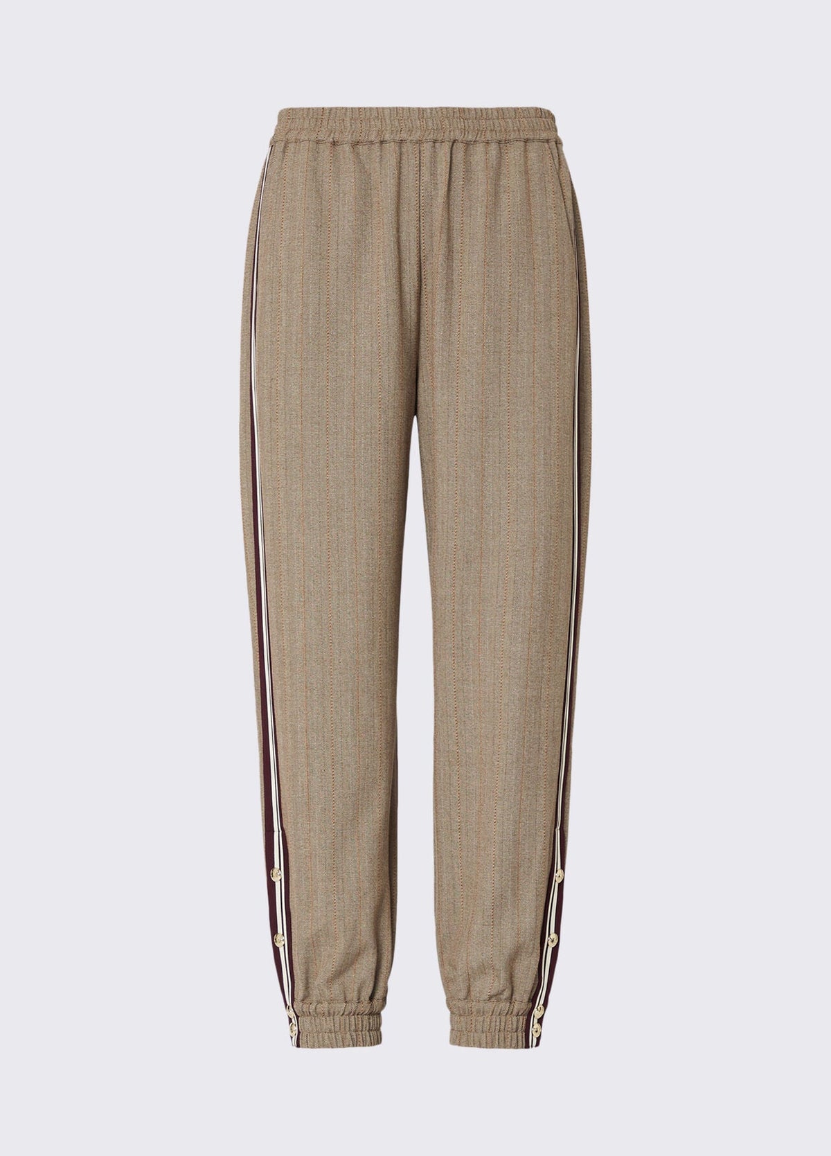 Liu Jo Sport Jogging Pants with Side Tape - Brown Rust/Beige