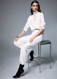 Liu Jo Sport Knit Trousers - White Wool