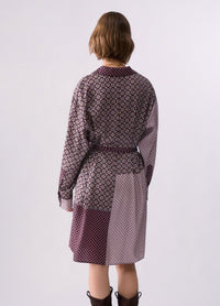 Liu Jo White Twill Shirt Dress - Mix Big Sm Geo