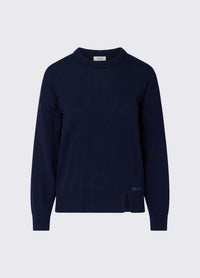 Liu Jo White Wool Blend Sweater - Nuit Noir/Dark Blue