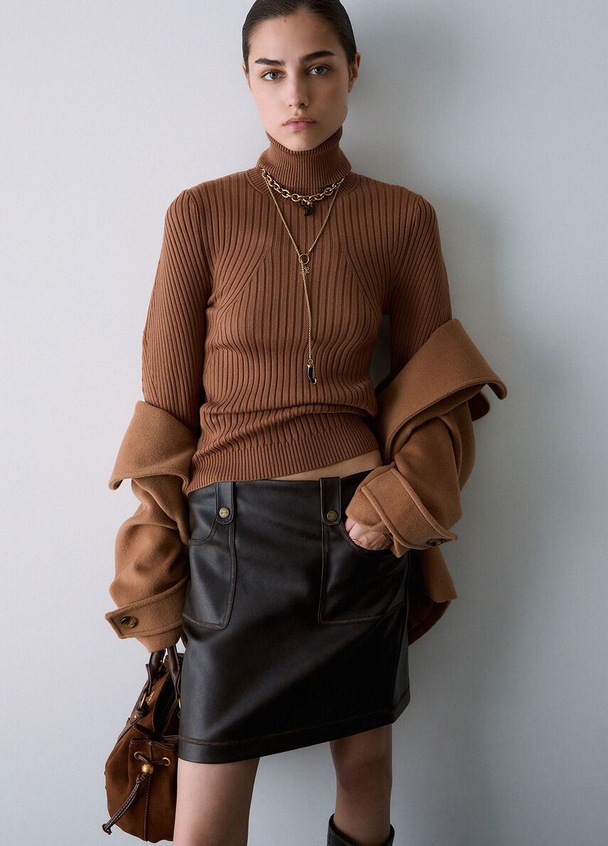 Liu Jo Ribbed Turtleneck