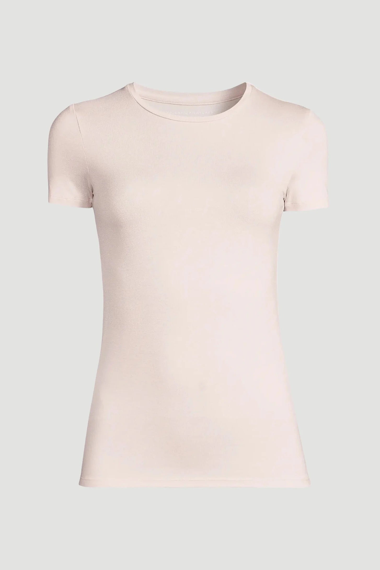 Majestic Filatures Soft Touch Short-Sleeve Crewneck - Petale