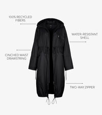 Smythe Drawstring Rain Shell