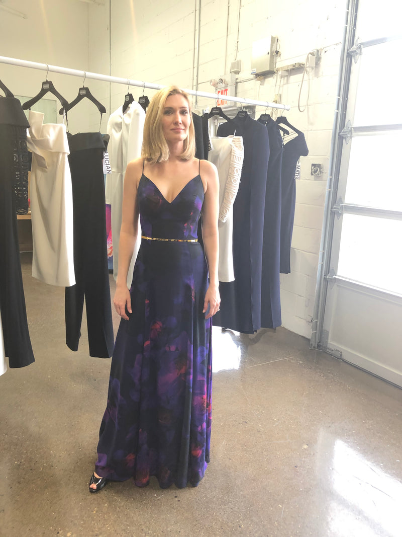 Lucian Matis Chiffon Gown