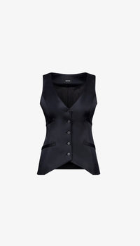 Smythe Tuxedo Waistcoat Black