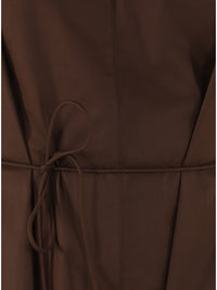 Robe col V Twinset liqueur de café