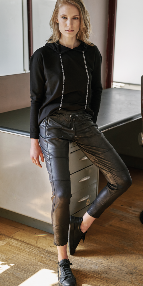 Jogger 2025 leather pants