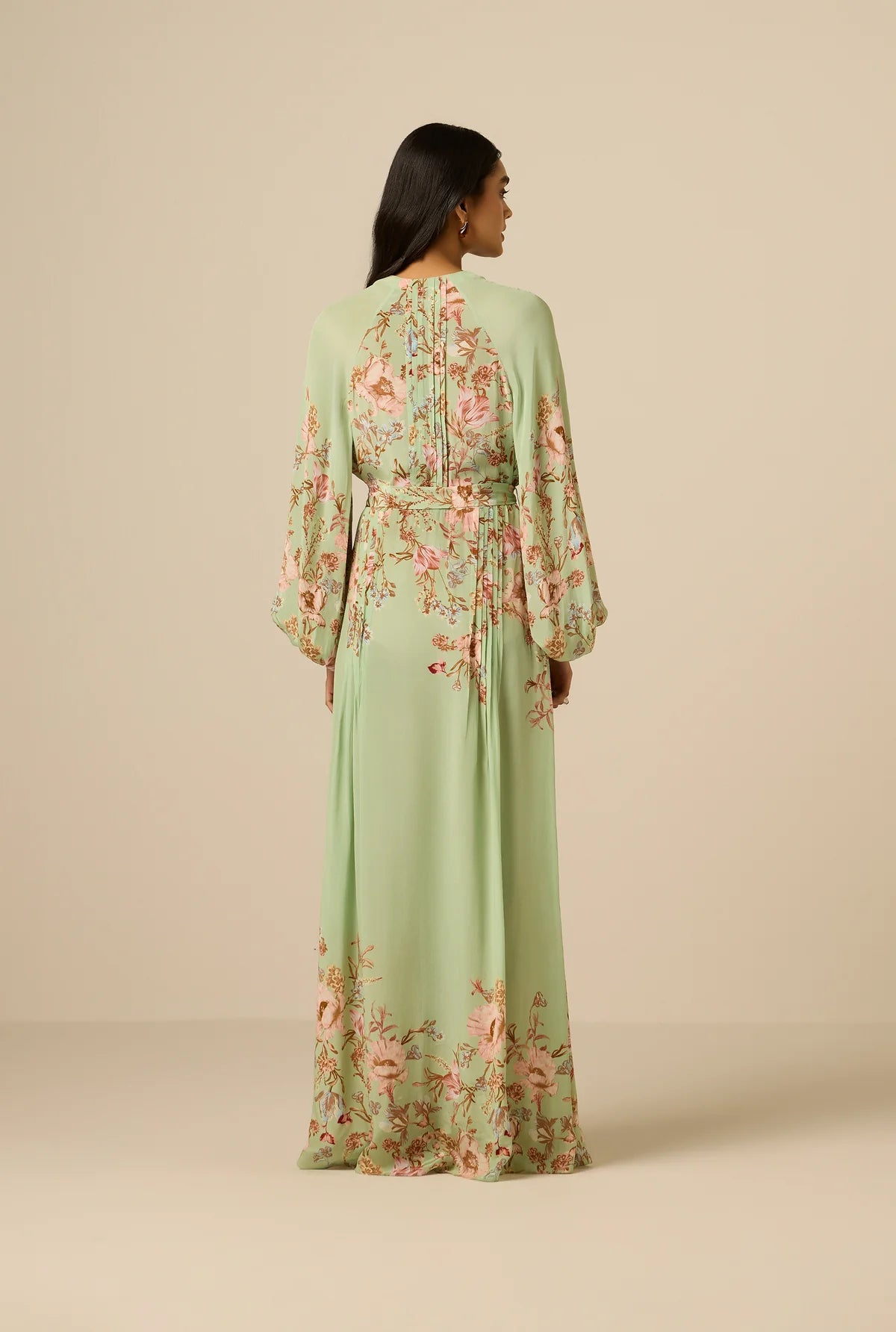 hemant and nandita green dress Cove Maxi Dress L