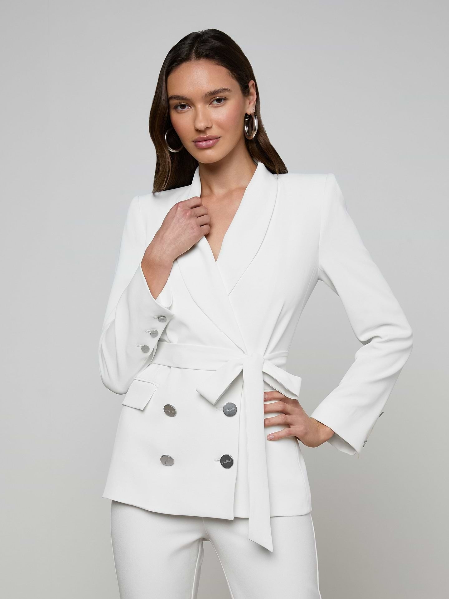 L'Agence Aven Wrap Blazer