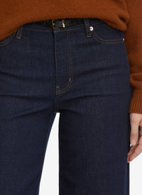 Frame LSPEB814-FRWY Jean Le Slim Palazzo à boutons apparents Fairway