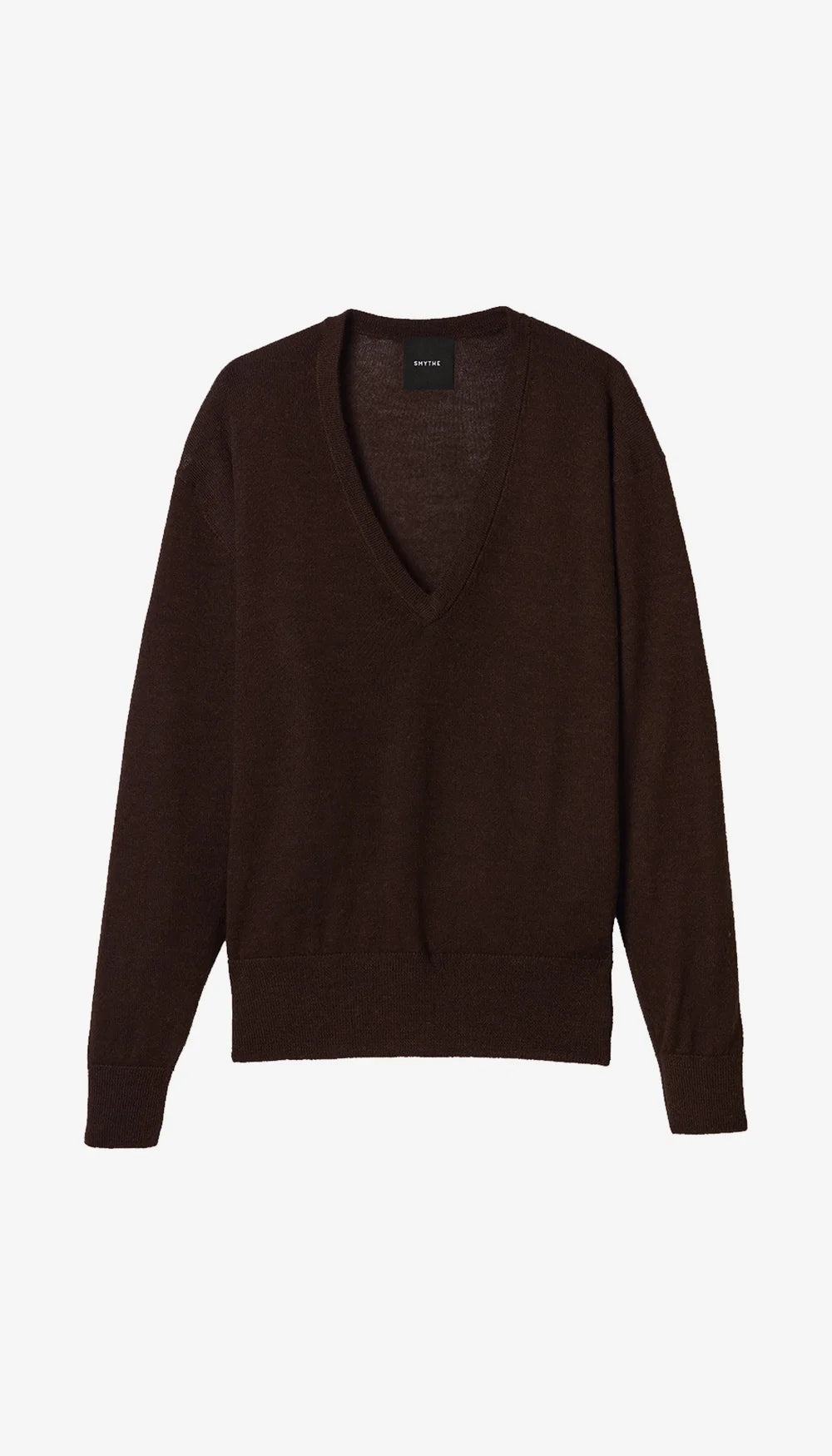 Smythe Boyfriend V-Neck Sweater Tobacco