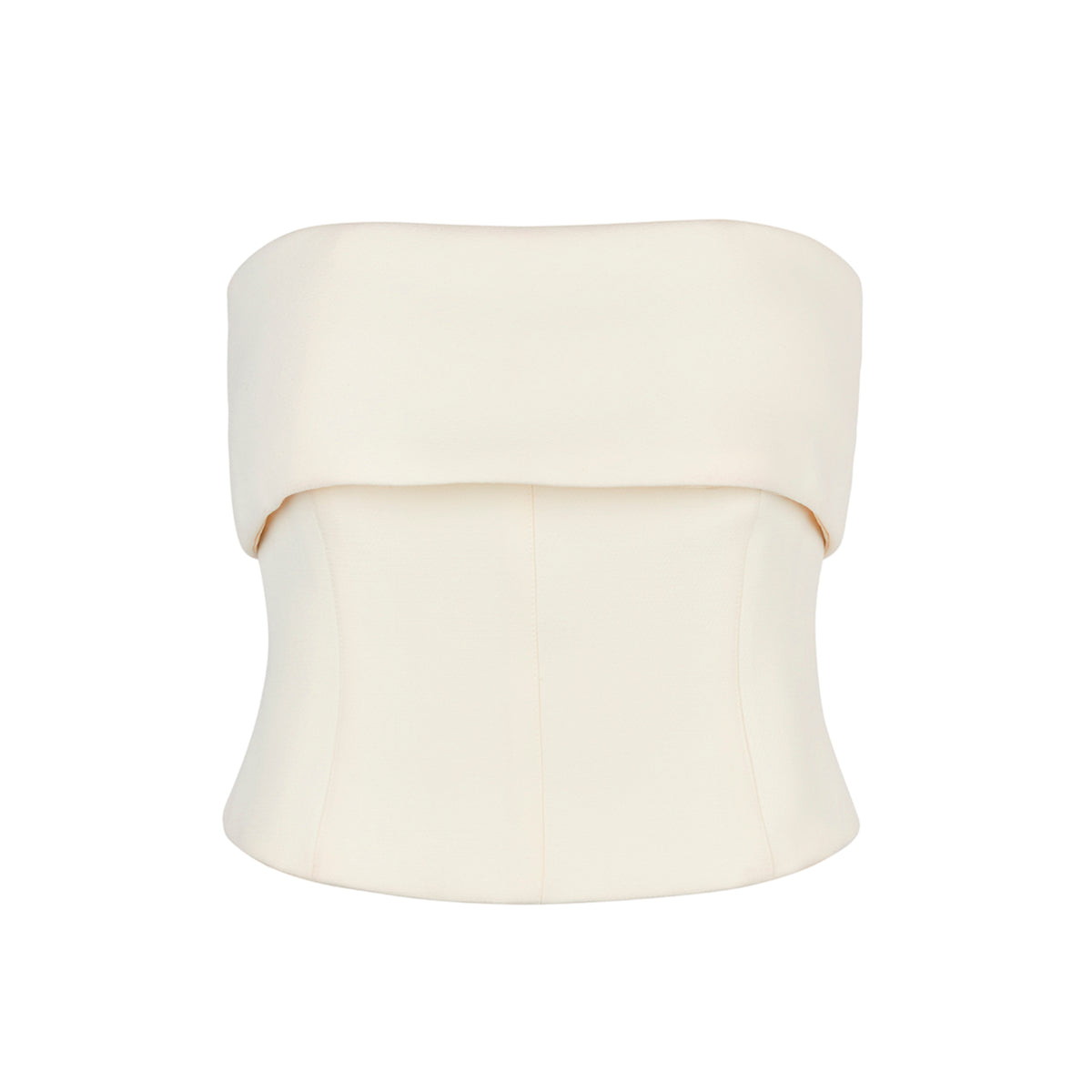 Smythe Overlay Bustier Winter White