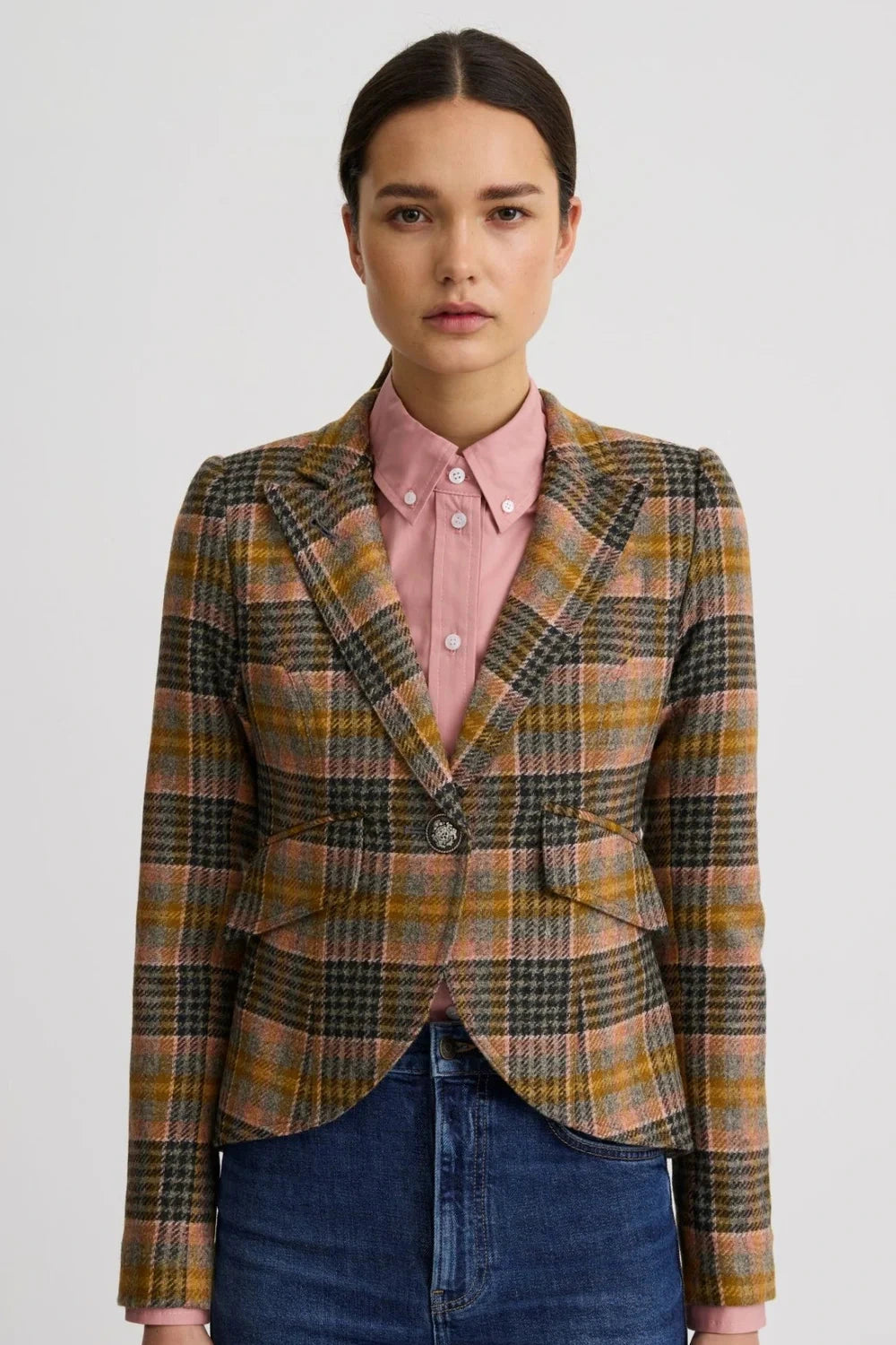 Smythe One Button Blazer Multi