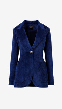 Smythe Patch Pocket Birkin Blazer Blue