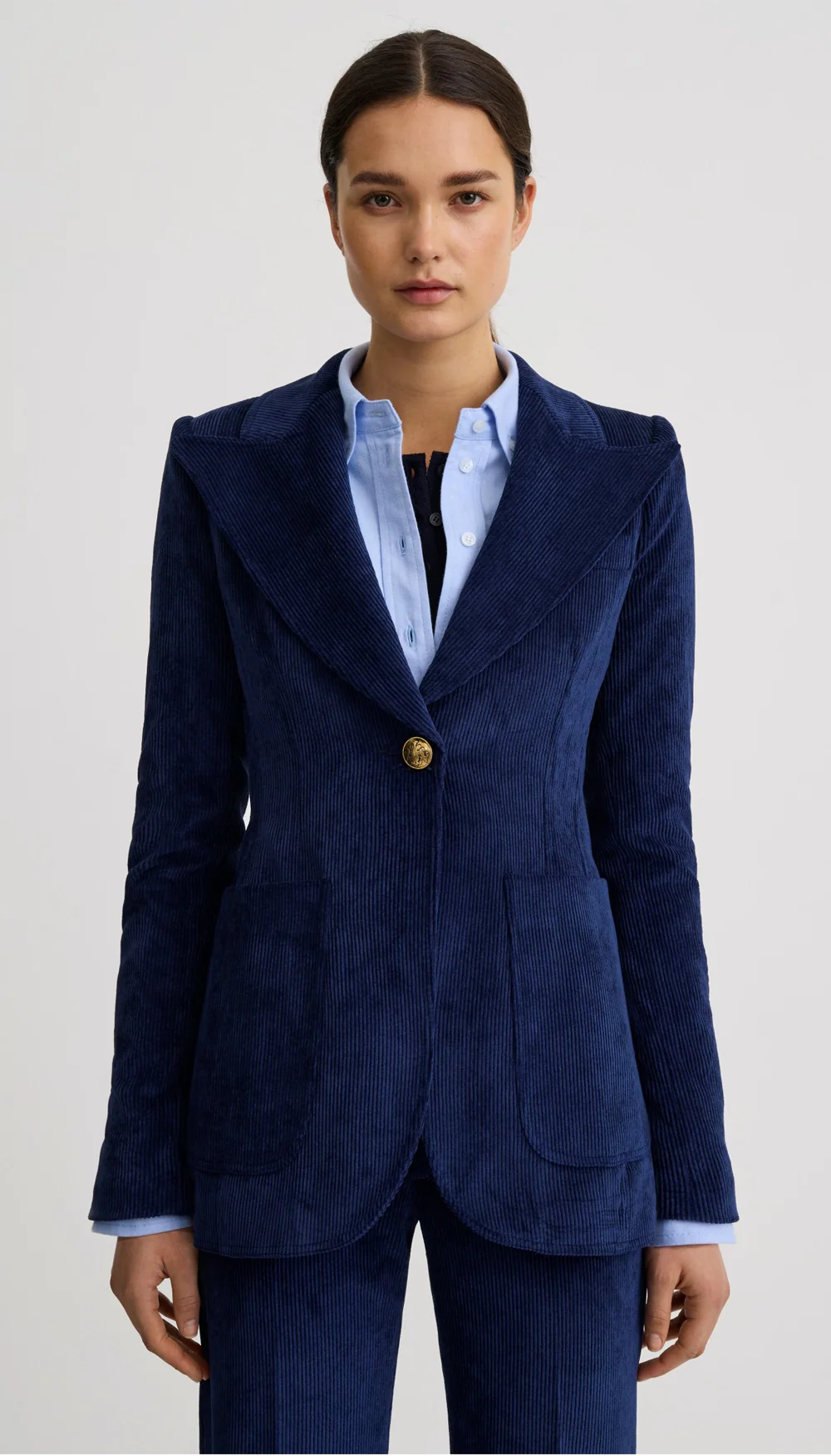 Smythe Patch Pocket Birkin Blazer Blue