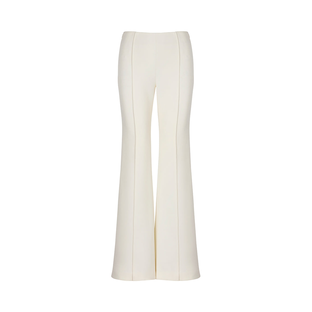 Smythe Pintuck Flare Pant Winter White