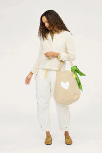 Kerri Rosenthal Fringe Beau-Lero Cardigan - Natural