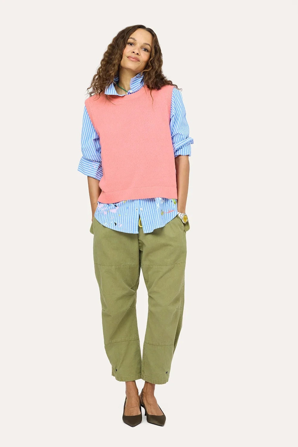 Kerri Rosenthal Mia Happiness Studio Shirt - Multi
