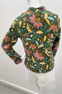 Veste matelassée réversible en coton