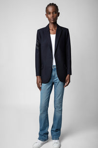 Zadig & Voltaire WWBL0201F Viva Arrow Strass Perm