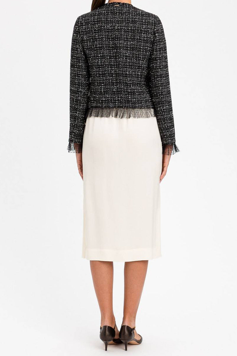 Twinset 262TP2080-01K-13857 Veste en bouclé Black Lily