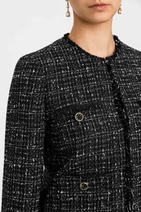 Twinset 262TP2080-01K-13857 Veste en bouclé Black Lily