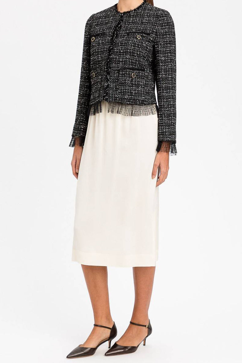 Twinset 262TP2080-01K-13857 Veste en bouclé Black Lily