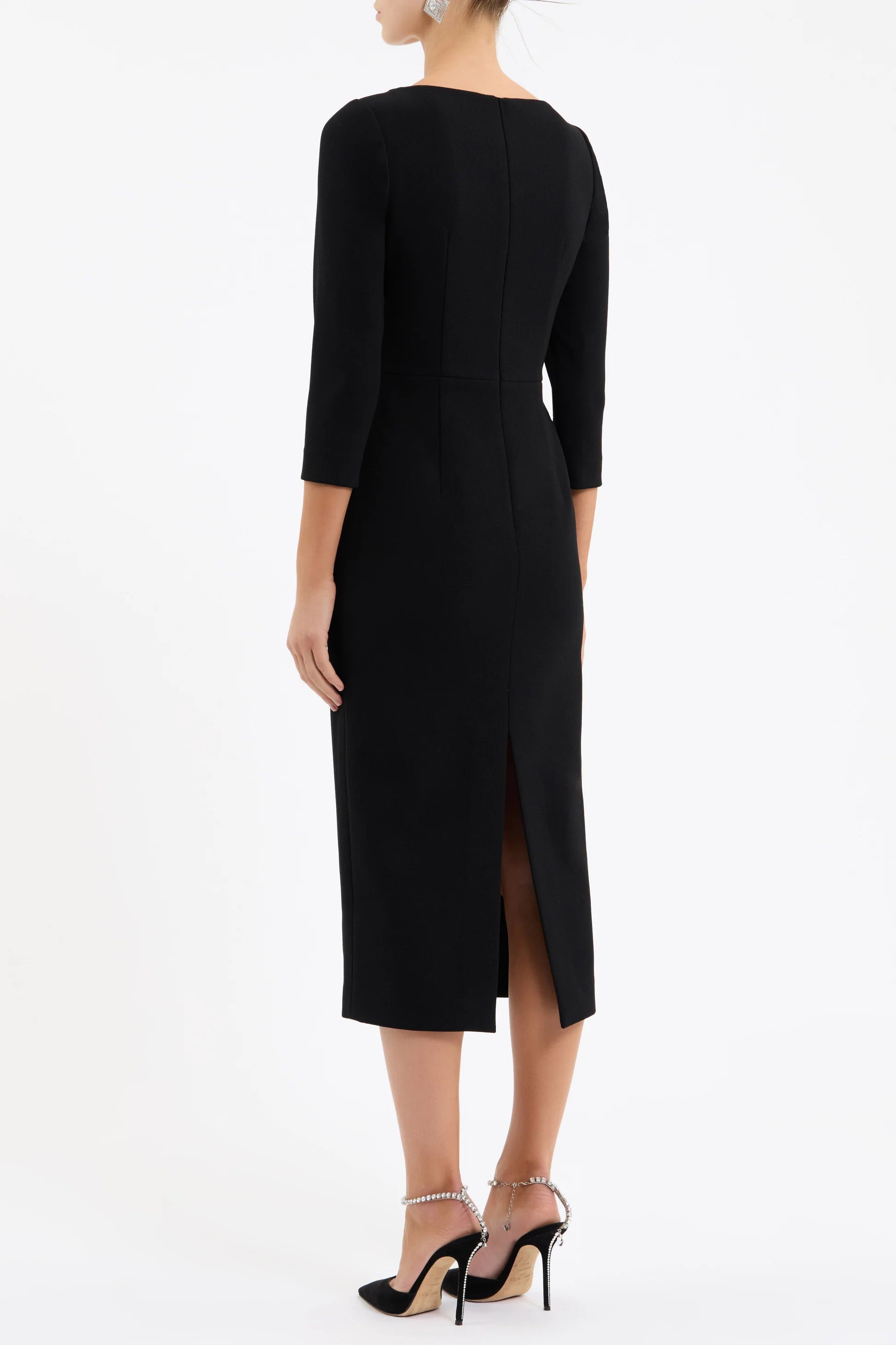 Robe midi Harlynn Rebecca Vallance noire