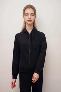 Sweat à capuche en molleton French Terry Majestic Filatures