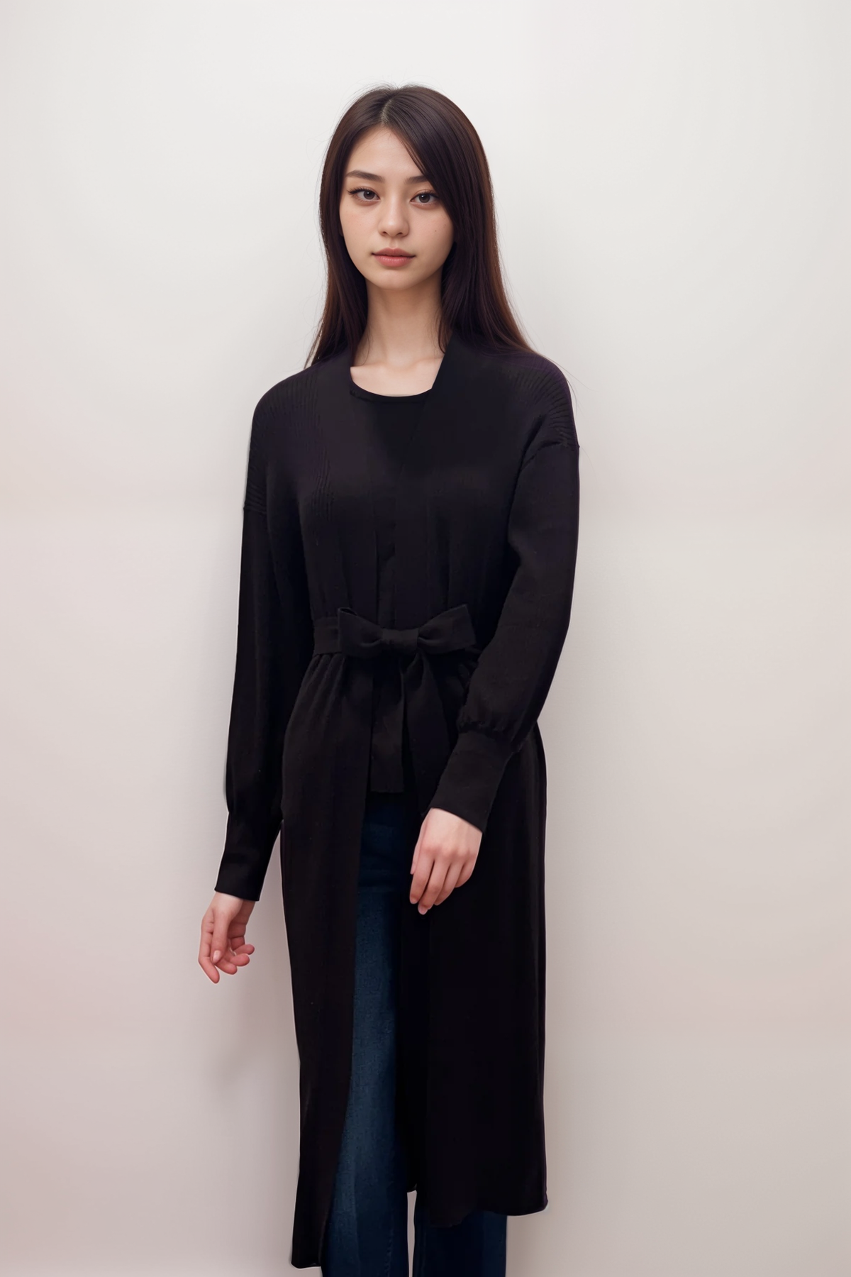 Majestic Filatures Organic Cotton Gilet Ceinture Cardigan