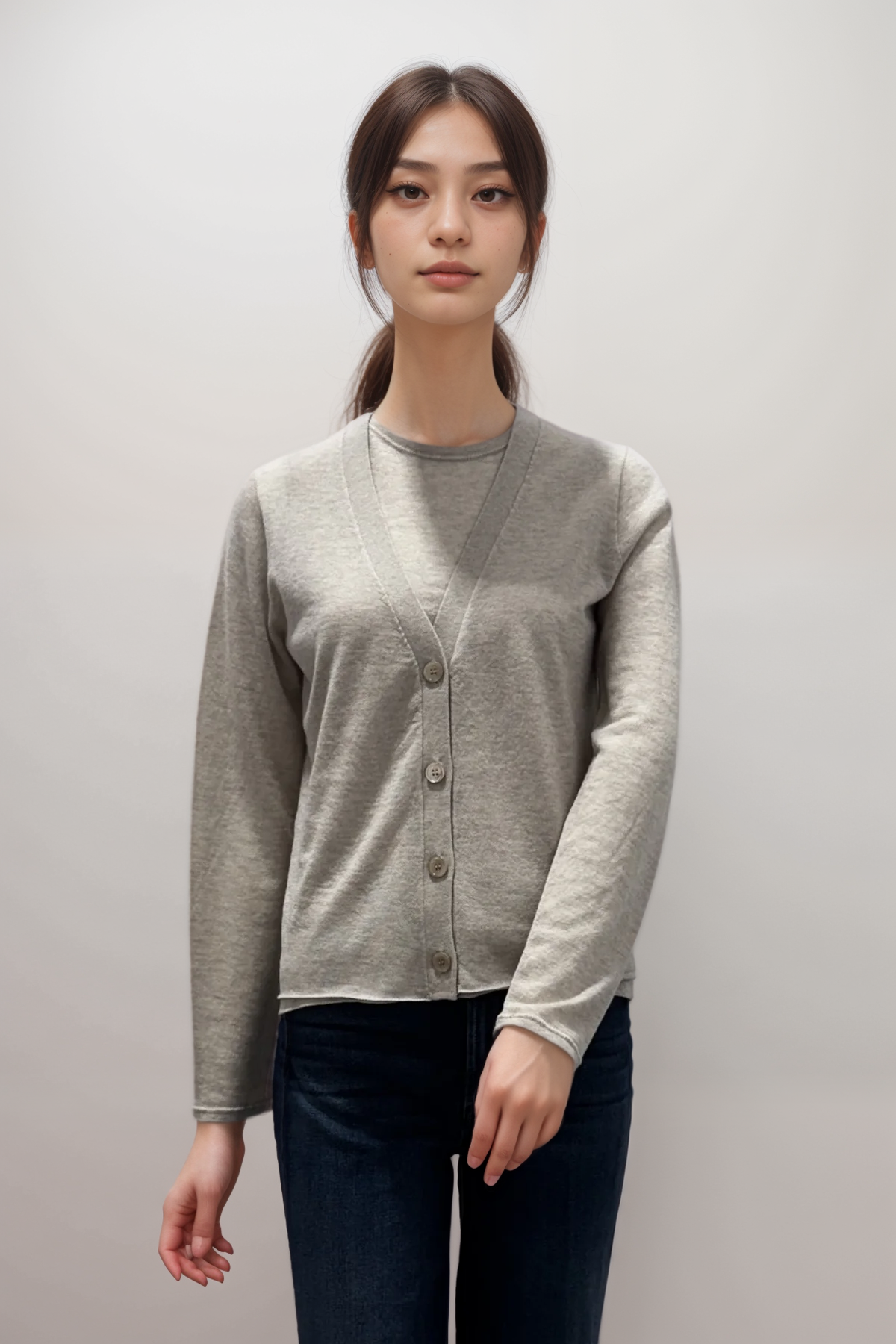 Majestic Filatures Machine-Washable Cashmere V-Neck Cardigan