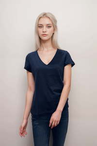 Majestic Filatures Deluxe Cotton V-Neck Tee