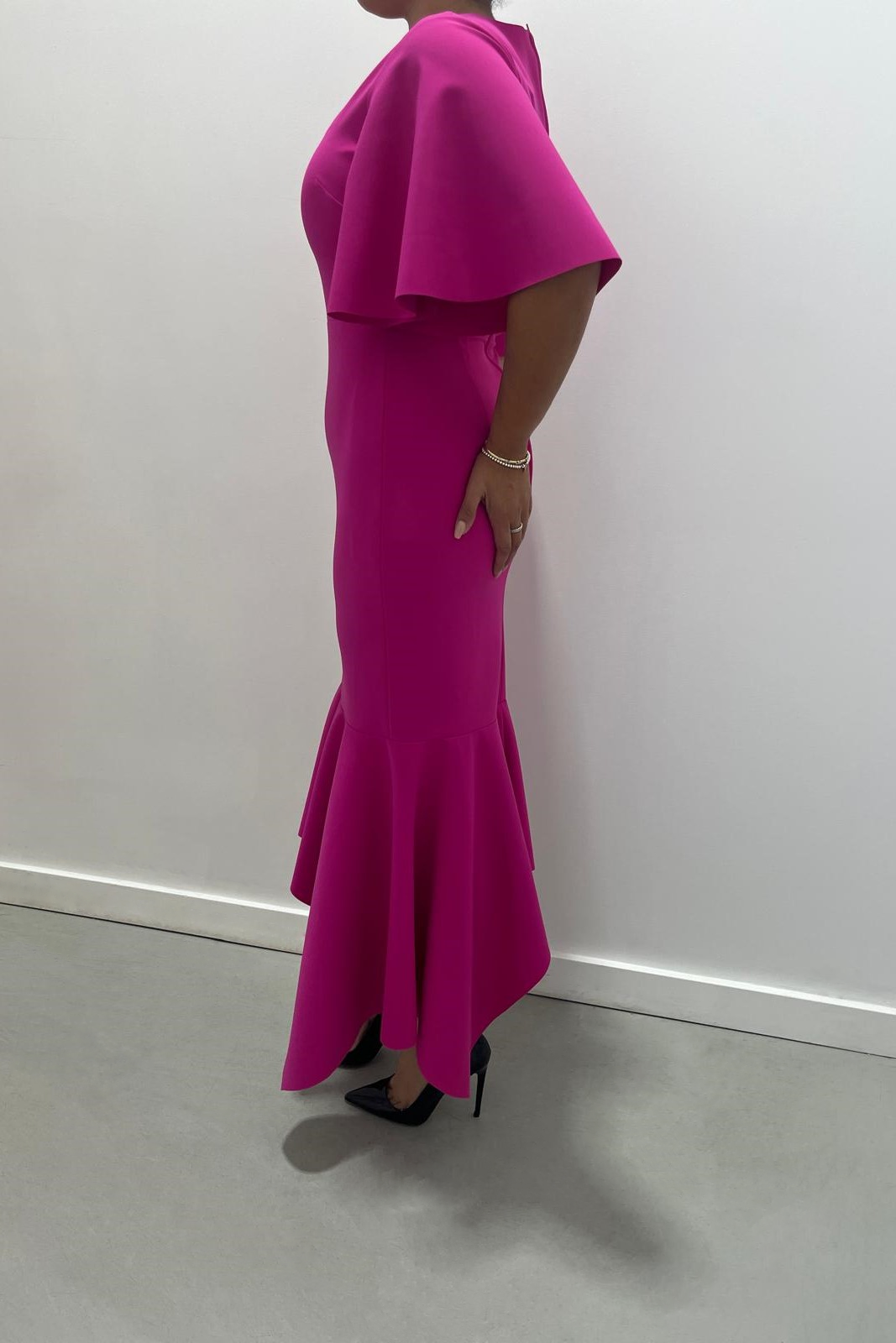 greta constantine pink dress Greta Constantine Quince Gown BLOSSOM / 3XL