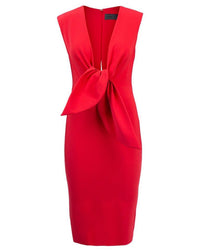 Greta Constantine Charo Multi Styling Bow Tying Dress