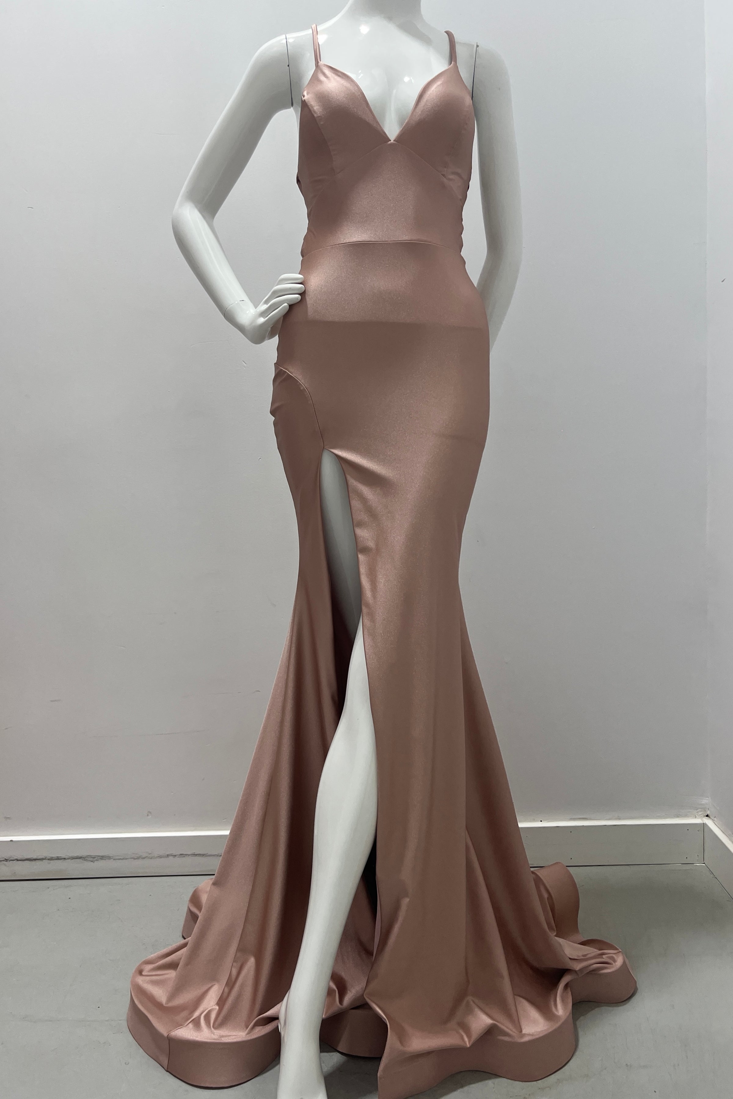 brown angel dress Pretty Angel Brown Silk Blend Lined Sleeveless Dress X-Large