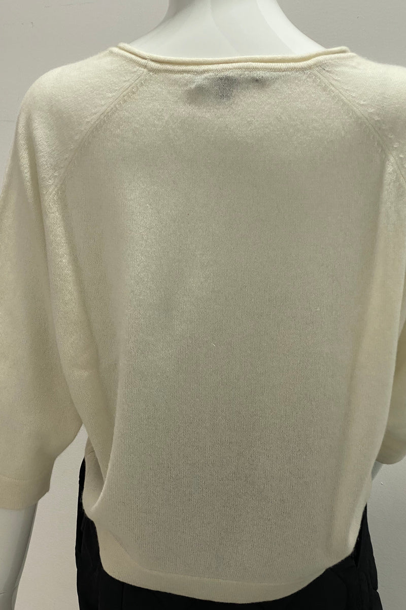 Repeat Organic Cashmere 3/4 Sleeve Pullover