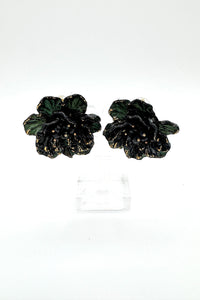Boucles d'oreilles florales Ombre
