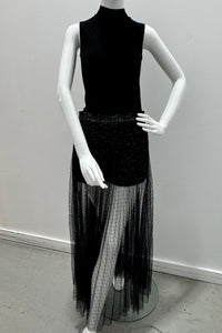 Twinset Boucle Skirt Black Lily