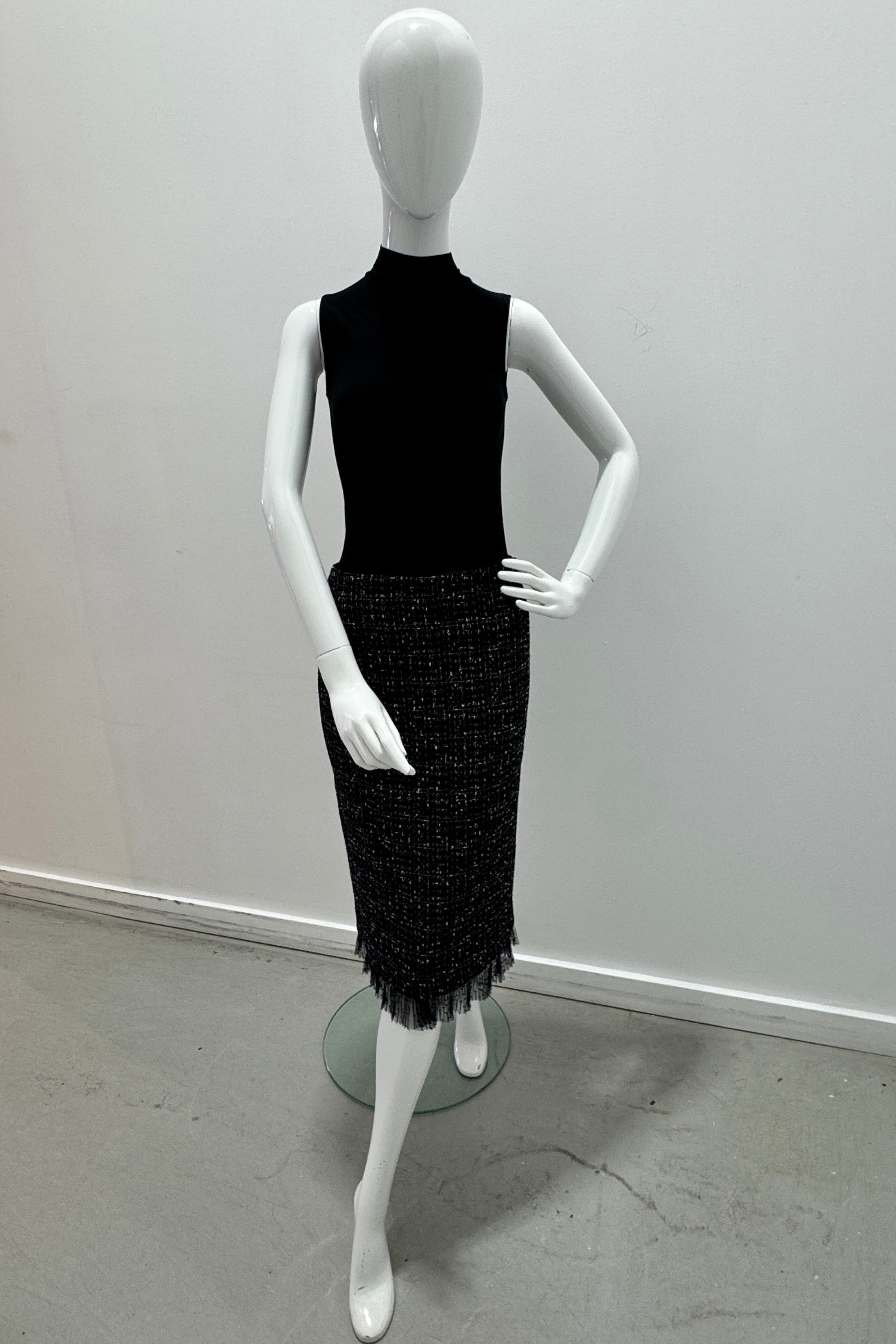 Twinset Boucle Skirt Black Lily
