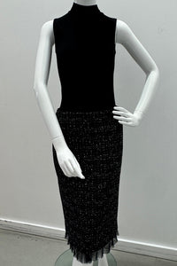Twinset Boucle Skirt Black Lily