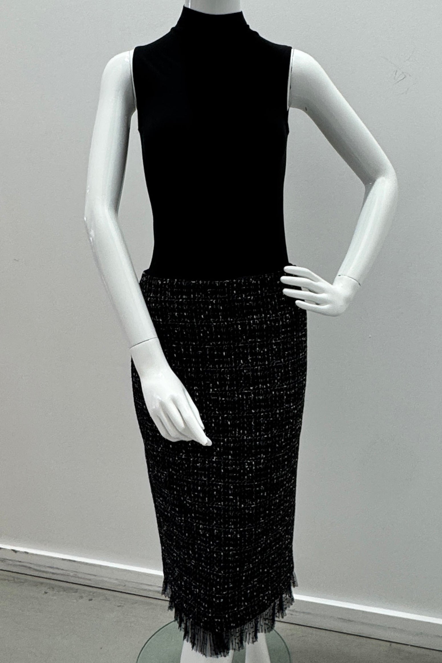 Twinset Boucle Skirt Black Lily