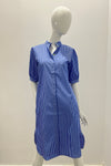Max Volmary Button Up Pin Stripe Dress